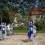 People practising at Double Ski Trainer