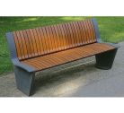 Render isometric view of Bench Rendez-vous