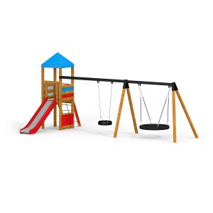 Bird Nest Swing with Tower (BNS 120 cm)